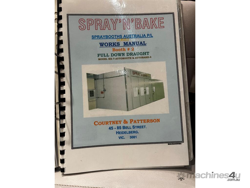 Used 2003 Spray N Bake Spray Booth for Trucks Cars Spray booths in