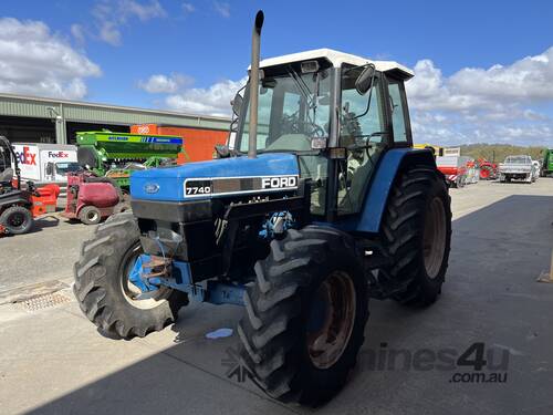 Ford 7740 Cab Tractor - Perfect for a Feed Mixer