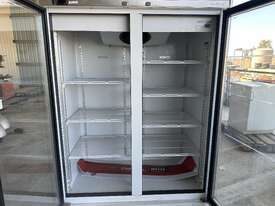 1 x Glass Double Door Fridge - picture1' - Click to enlarge