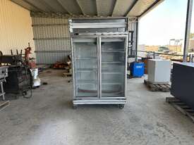 1 x Glass Double Door Fridge - picture2' - Click to enlarge