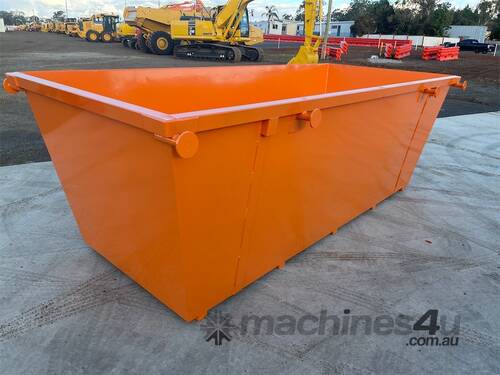 Unused 6 Cubic Metre Skip Bin, Weight: 510Kgs, Heavy Duty Steel construction, lifting pins, Overall 