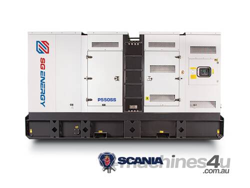 caption SG ENERGY – SCANIA 550 kVA Industrial Three Phase Generator