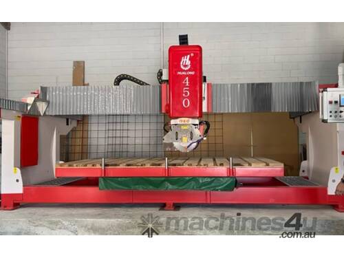 Hualong HLSQ-450 Automatic Bridge Saw Stone Cutting Machine