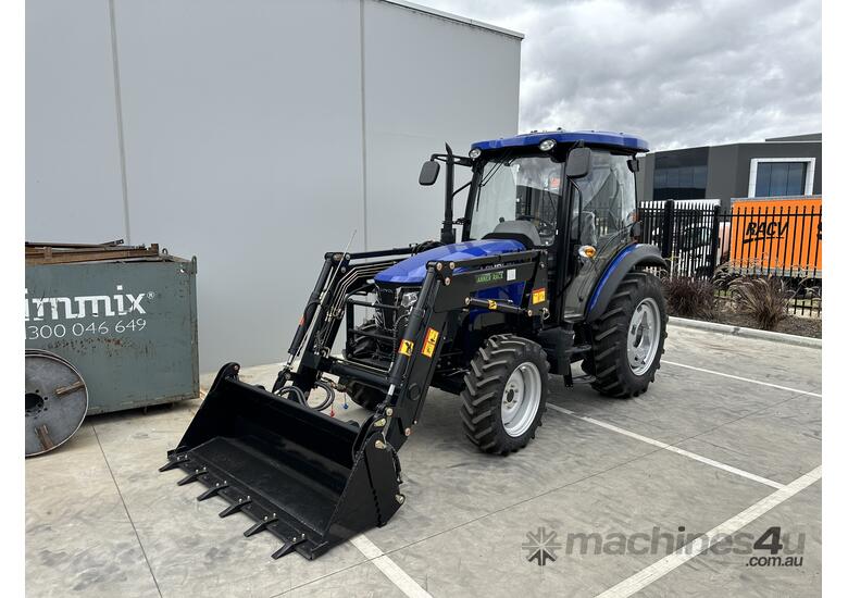caption TANNERTRACK - LOVOL M554 55HP 4WD Cabin Tractor inc Combo Pack A
