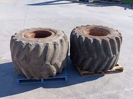 2 x Valmet Forwarder 890.3 Wide Flotation Rims & Tyres - picture0' - Click to enlarge