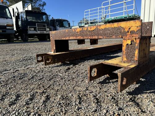 Forklift Toe Ball Hitch Attachment