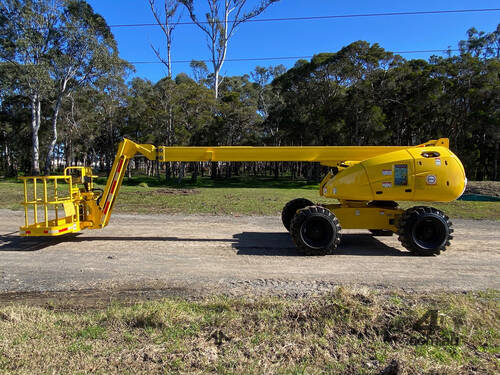 caption Haulotte HA16TPX Boom Lift Access & Height Safety
