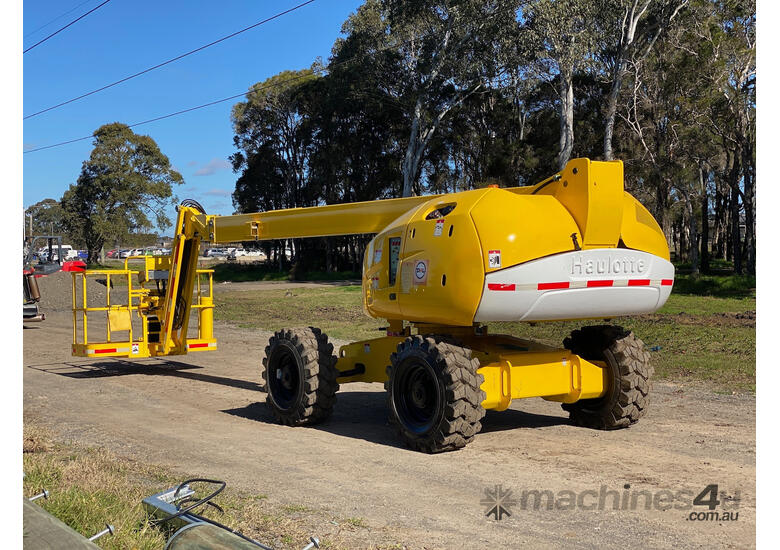 caption Haulotte HA16TPX Boom Lift Access & Height Safety
