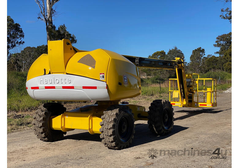 caption Haulotte HA16TPX Boom Lift Access & Height Safety