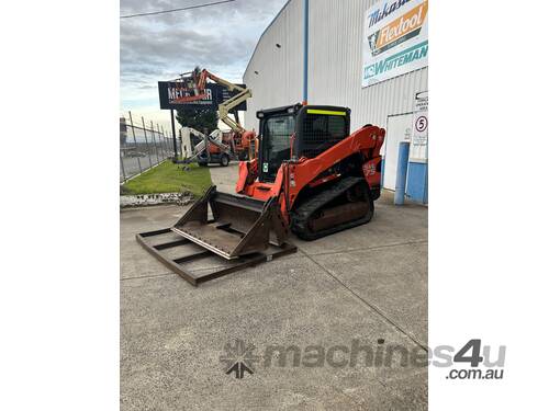 caption Kubota SVL75 Tracked Skid Steer