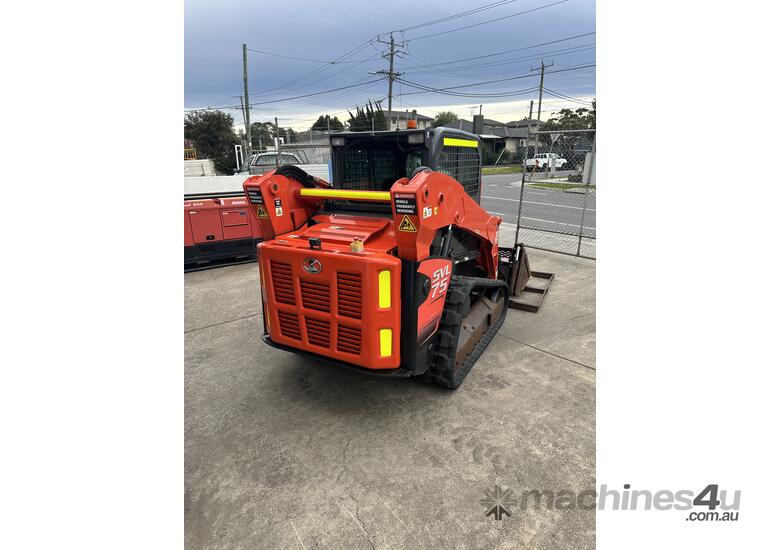 caption Kubota SVL75 Tracked Skid Steer