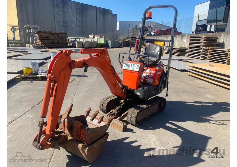 caption 2018 KUBOTA K008-3 Mini Excavator