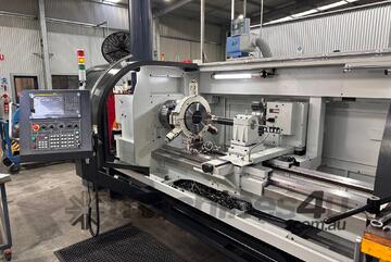 AJAX 610mm, 720mm or 800mm Flat Bed CNC Lathes up to 255mm spindle bore
