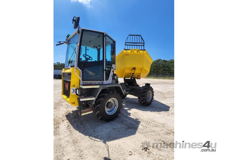caption Wacker Neuson Dual View Dump Truck - Only 843 Hours + 6/mo Warranty Included!