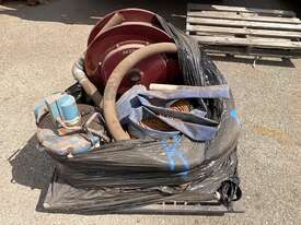 Pallet of Pressure Hoses and Grease Tank - picture2' - Click to enlarge