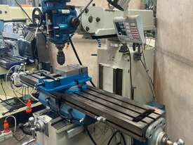 HAFCO Metal Master BM-40V turret milling machine with DRO & tooling - picture1' - Click to enlarge