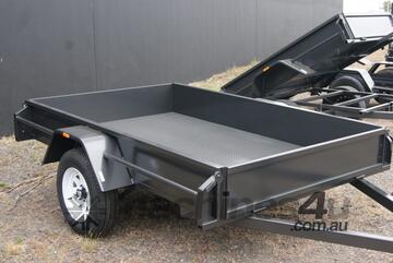 7x5 Single Axle Trailer 300 mm Sides