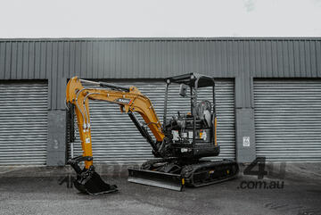 2.8T SY26U Canopy Mini Excavator Fully Equipped with Attachments, Limited Stock!