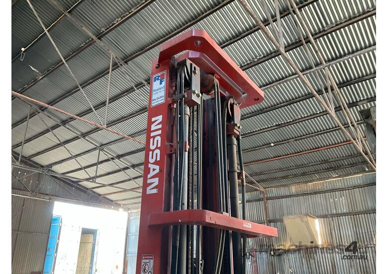 caption 1996 Nissan JHC01L18CU Electric Forklift