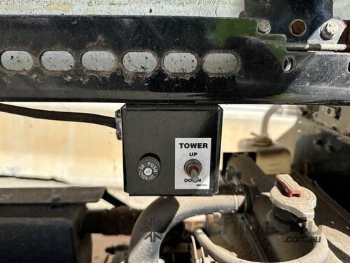 caption Allmand Single Axle LightTower Trailer *NO KEYS*
