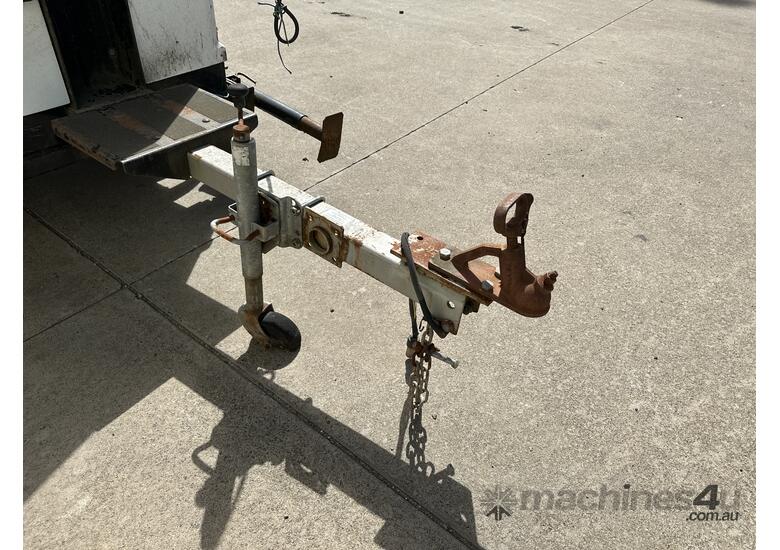 caption Allmand Single Axle LightTower Trailer *NO KEYS*