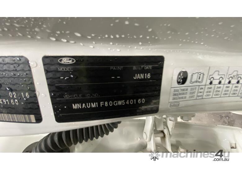 caption 2016 Ford Ranger 4x2 XL Hi-Rider Extra Cab T/Diesel (Auto) (Council Asset)