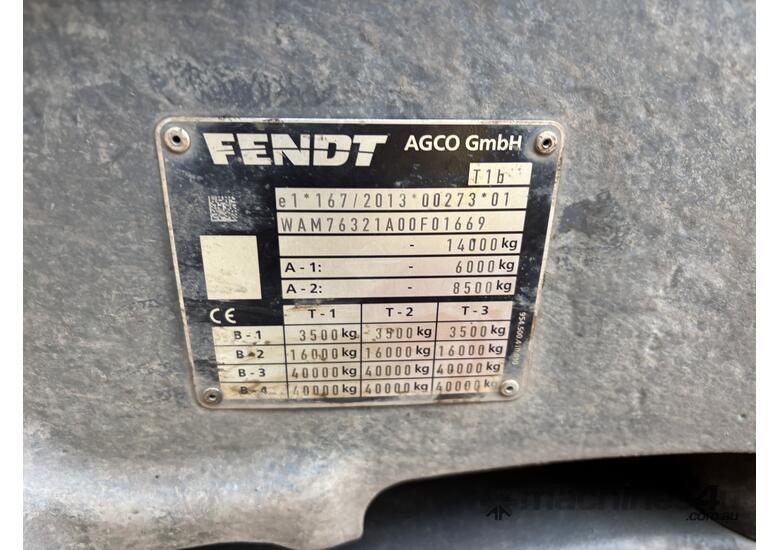 caption Fendt 720 Vario Profi+ 4X4 Cabin Tractor