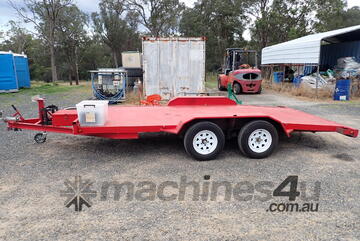 Car carrier trailer tandem