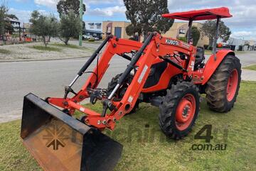 Tractor Kubota M7040SU FEL 70HP 3187hrs 4x4 ROPS