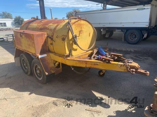 caption 1987 Homemade Dual Axle Fuel Trailer