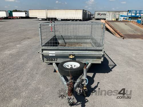 2010 Carter Wesco 7x5 Single Axle Box Trailer