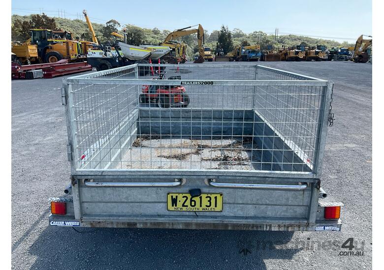 caption 2010 Carter Wesco 7x5 Single Axle Box Trailer