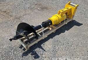 Unused Captok Auger To Suit CAT305 Excavator c/w Bracket Reducer