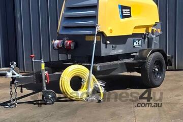 Atlas Copco XAS 88 180 CFM Diesel Air Compressor | Aftercooled & Trailer-Mounted
