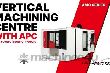 Automate Your Success With The VMC-600APC | 860APC | 1100APC Vertical Machining Centres With APC.