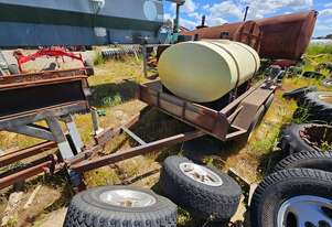 Poly Tank in Tandem Trailer
