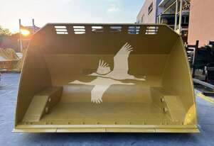 4 in 1 BEDROCK HIGH DUMP BUCKET FOR PIN ON CAT 966H 972H, 6.7M3 WLMHDPB966HPO1266.7