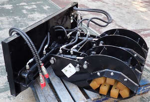 New Pipe Pole Log Clamp Grabber Rotator for Skid Steer, Tractor, Track Loader