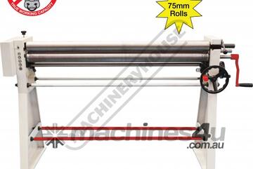 SRG-50E Manual Sheet Metal Curving Rolls 1250 x 1.6mm Mild Steel Capacity 2 Speed Roller Drive Syste