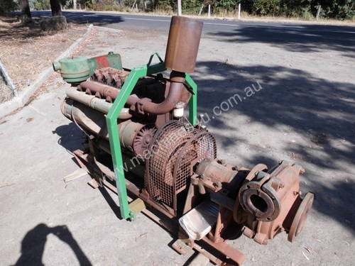 rubber lined sand pump , 6cyl lister HR6 , 6x4 Warman