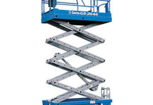 Genie GS-2032 2011 8.1 m Electric Scissor Lift - 363 kg Capacity, 24 V DC Power
