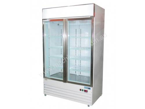 Glass 2 Door Freezer