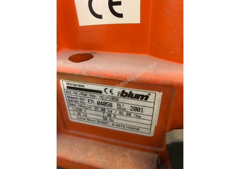 caption BLUM Minipress for sale