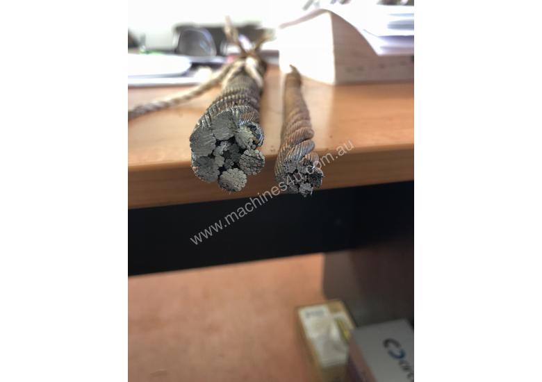 caption Galvanised Wire Rope 19mm, 6x36