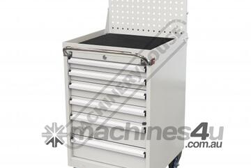 6 Drawer - Industrial Mobile Tooling Cabinet with Backing Panel Package Deal TCW-900NP 565 x 580 x 1