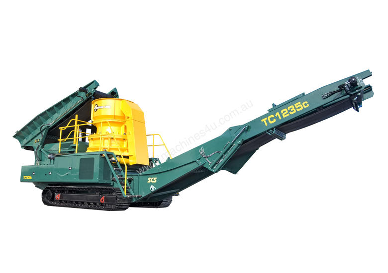 caption SCS TC1235C Mobile Cone Crusher