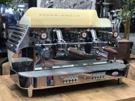 ELEKTRA BARLUME 2 GROUP ESPRESSO COFFEE MACHINE- CREAM CAFE RESTAURANT RETRO LATTE COFFEE CART - picture0' - Click to enlarge