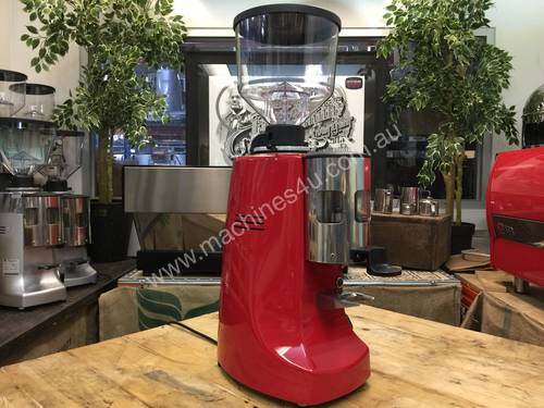 MAZZER ROBUR AUTOMATIC CUSTOM RED ESPRESSO COFFEE GRINDER COFFEE BEAN MACHINE