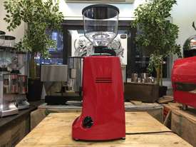 MAZZER ROBUR AUTOMATIC CUSTOM RED ESPRESSO COFFEE GRINDER COFFEE BEAN MACHINE - picture2' - Click to enlarge
