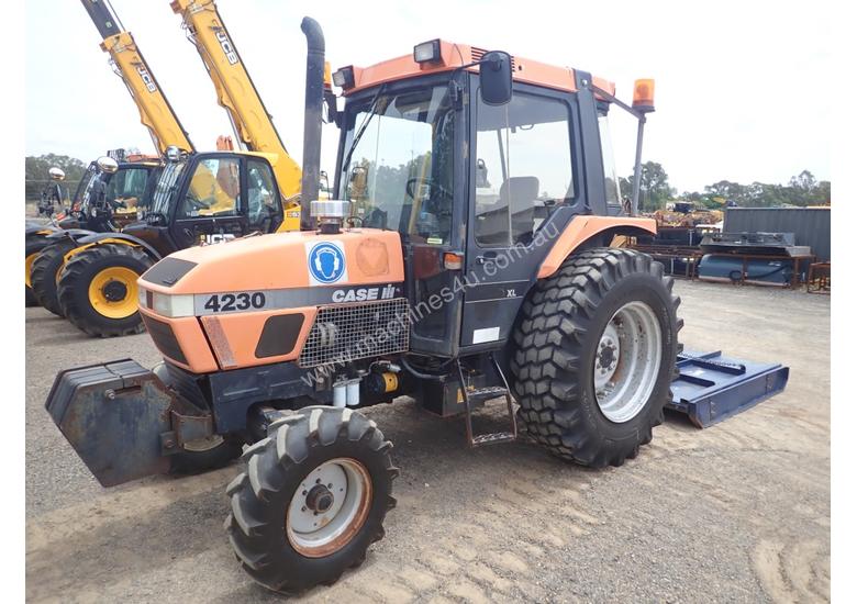 caption Case IH 4230 Tractor and Slasher